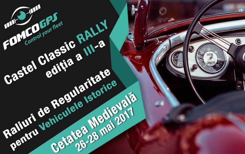 Fomco GPS asigură transmisia live a Castel Classic Rally 2017 